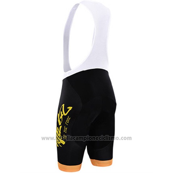 Abbigliamento Ciclismo To The Fore Nero e Giallo Manica Corta e Salopette